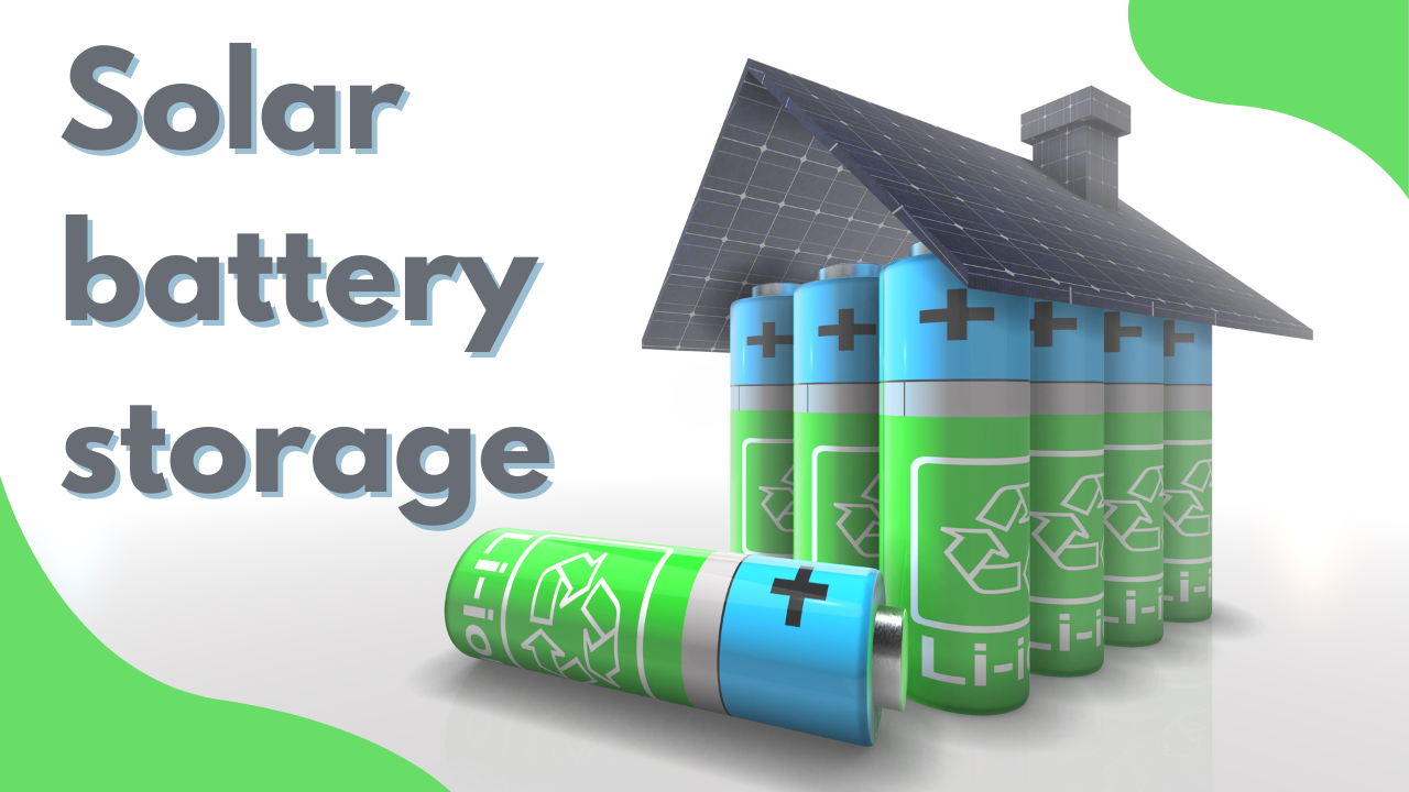 Solar battery storage